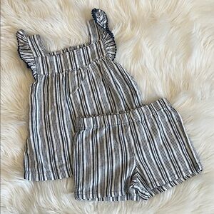 Carter's Navy and White Striped Kids Set